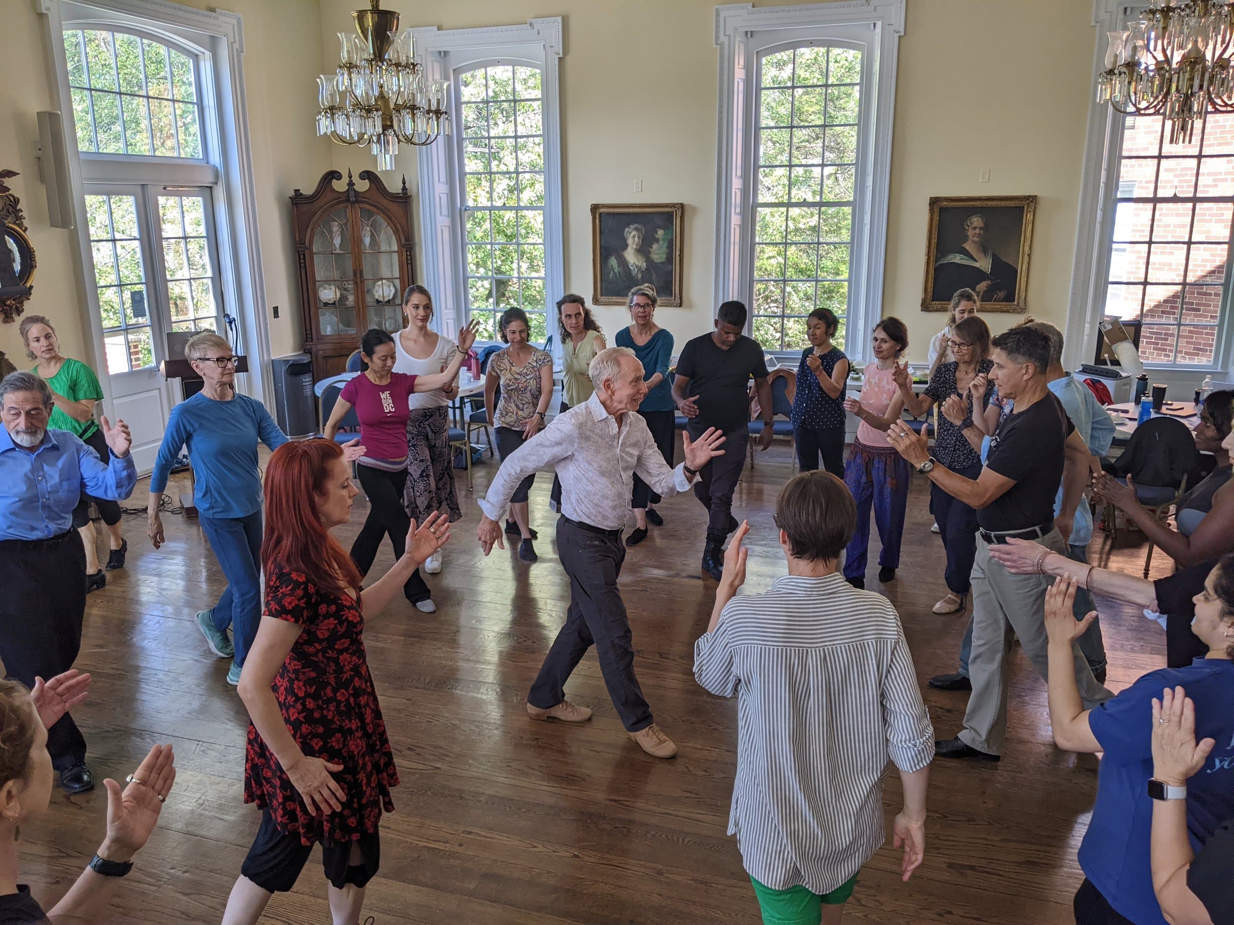 Adapted Tango instructor training session with Dr. Madeleine Hackney
