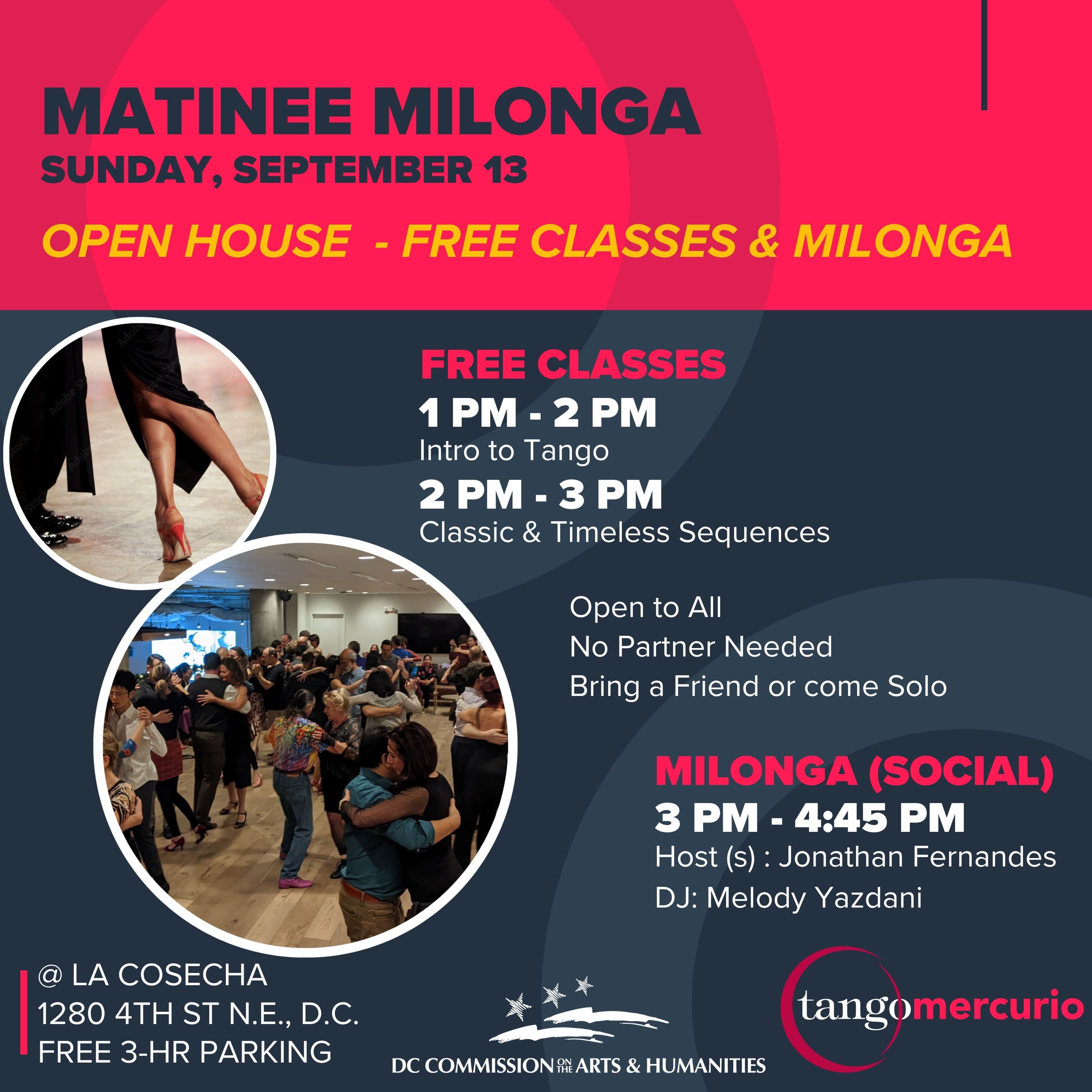 Fall Open House @ Matinee Milonga
